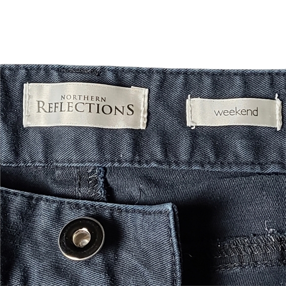 Northern Reflections weekend black straight leg capri pants - Picture 6 of 11